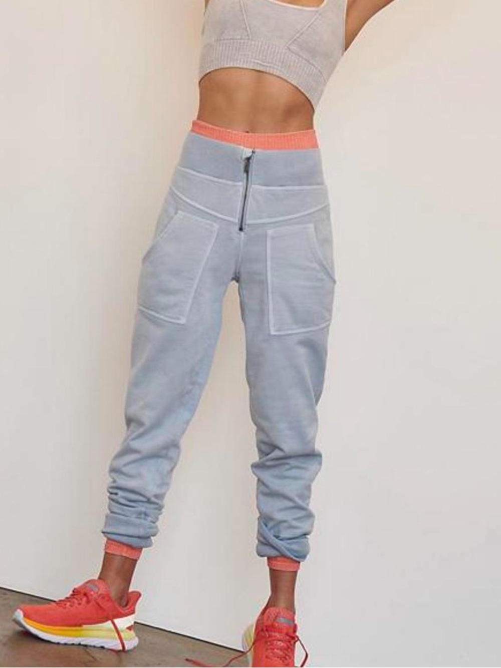 FP Movement by Free People Dusty Blue On The Road Jogger size Small